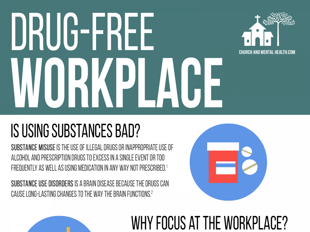 Drug Free Workplace Handout [Free Resource] - Church And Mental Health