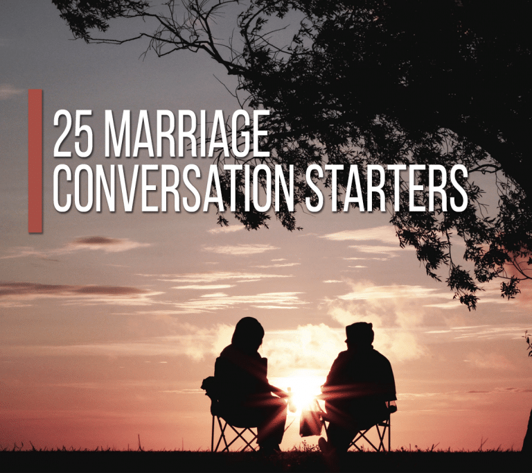25 Marriage Conversation Starters - Church and Mental Health